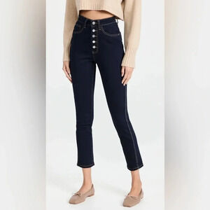 NWT!! WeWoreWhat - The Danielle High Rise Vintage Straight - Size 25 - Dark Blue